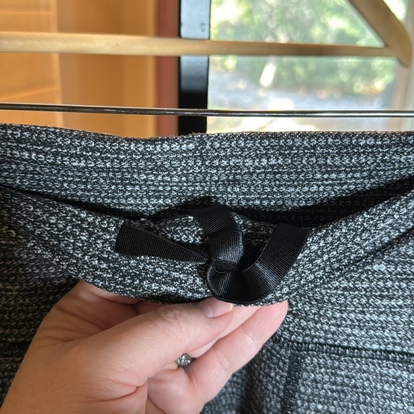 Lululemon Skinny Will Pant Pique Black Gray Full Length Size 6 - Picture 15 of 16